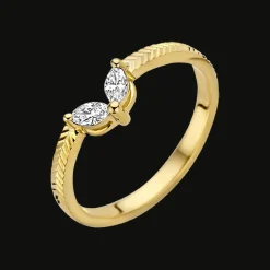 Gatsby Gala Ring 18kt Geel goud Diamant AP04 R 0056